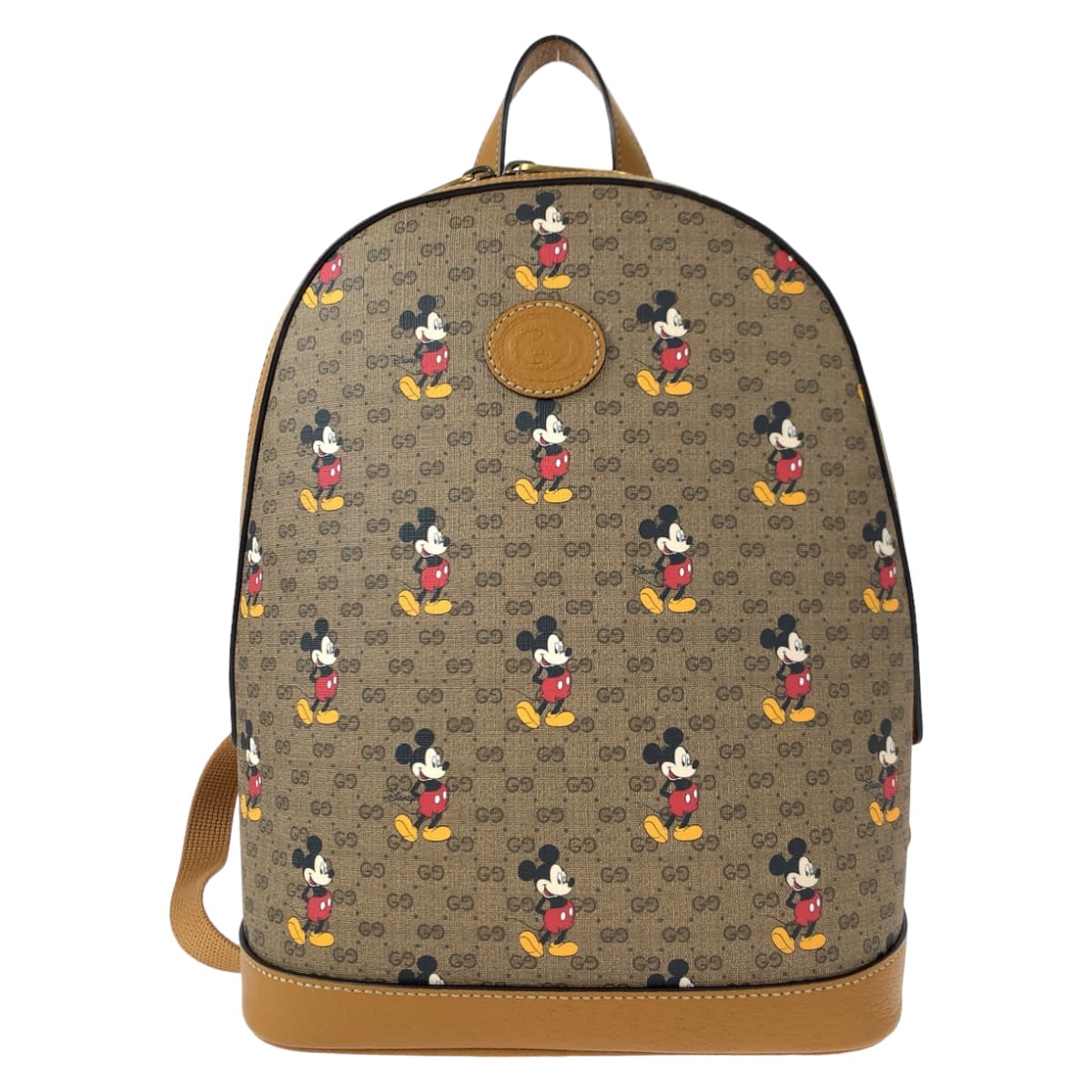 GUCCI グッチ マイクロGG ディズニーコラボ ミッキーマウス ブラウン 茶 GGスプリームキャンバス 552884 ミニリュック バックパック  レディース
