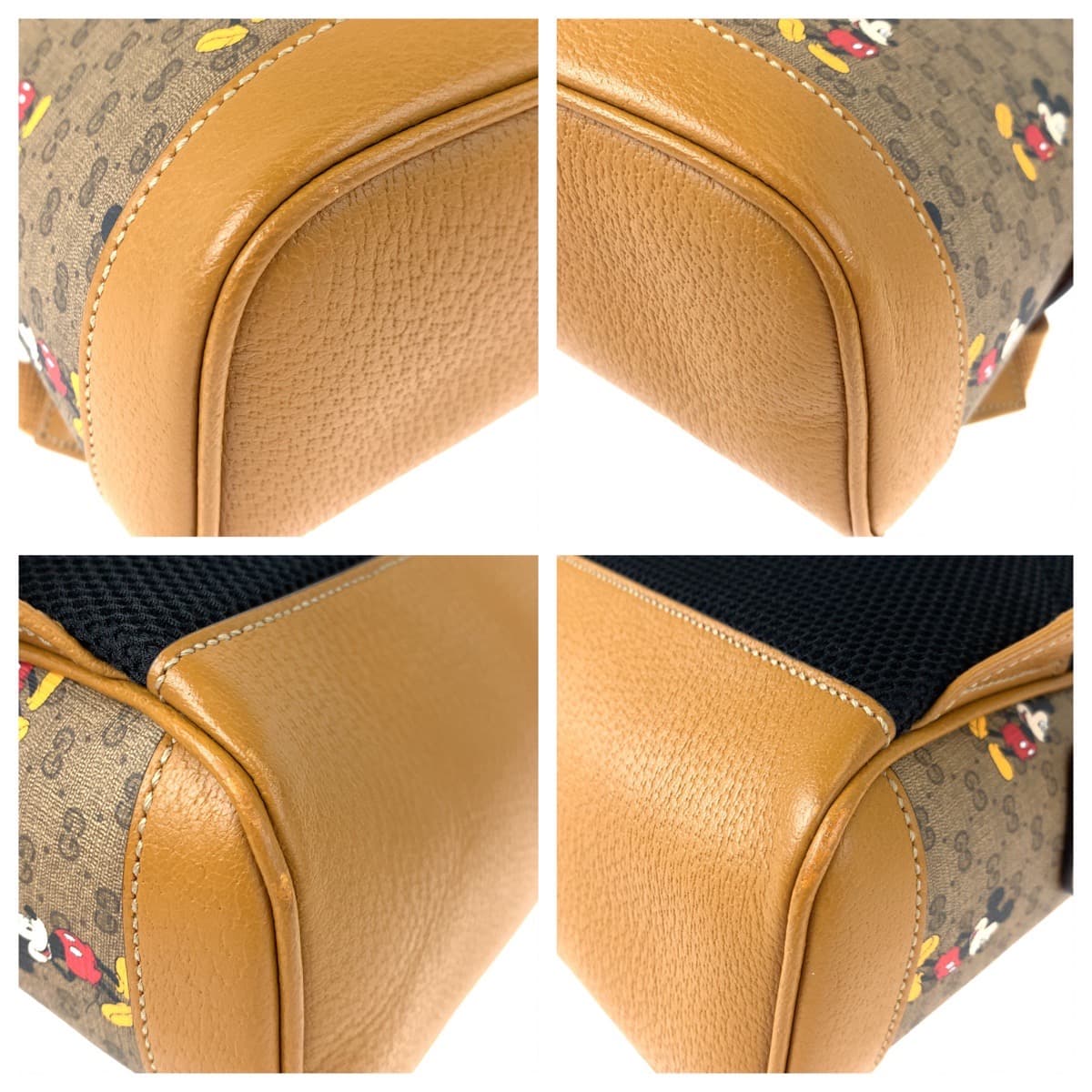 GUCCI グッチ マイクロGG ディズニーコラボ ミッキーマウス ブラウン 茶 GGスプリームキャンバス 552884 ミニリュック バックパック  レディース
