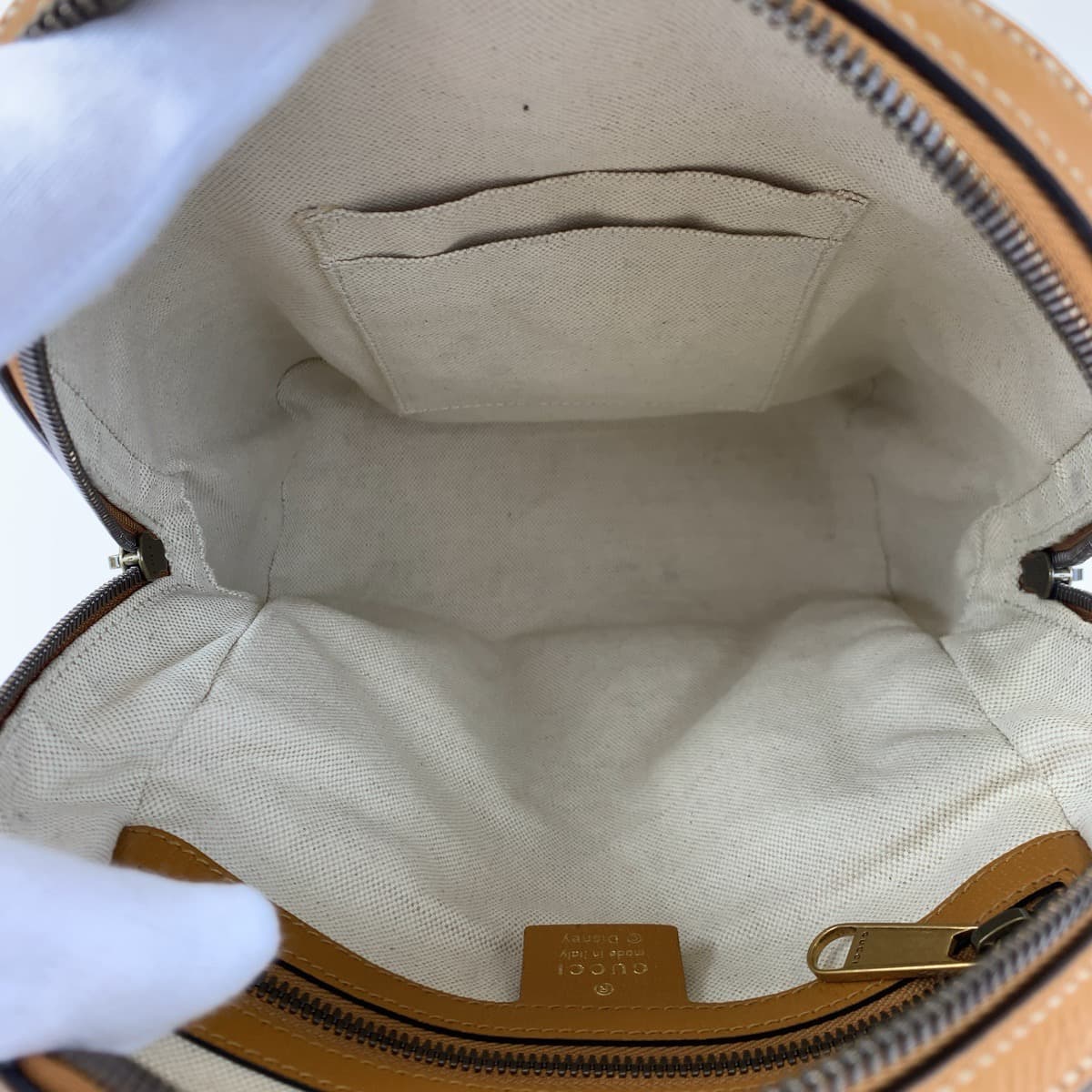 GUCCI グッチ マイクロGG ディズニーコラボ ミッキーマウス ブラウン 茶 GGスプリームキャンバス 552884 ミニリュック バックパック  レディース