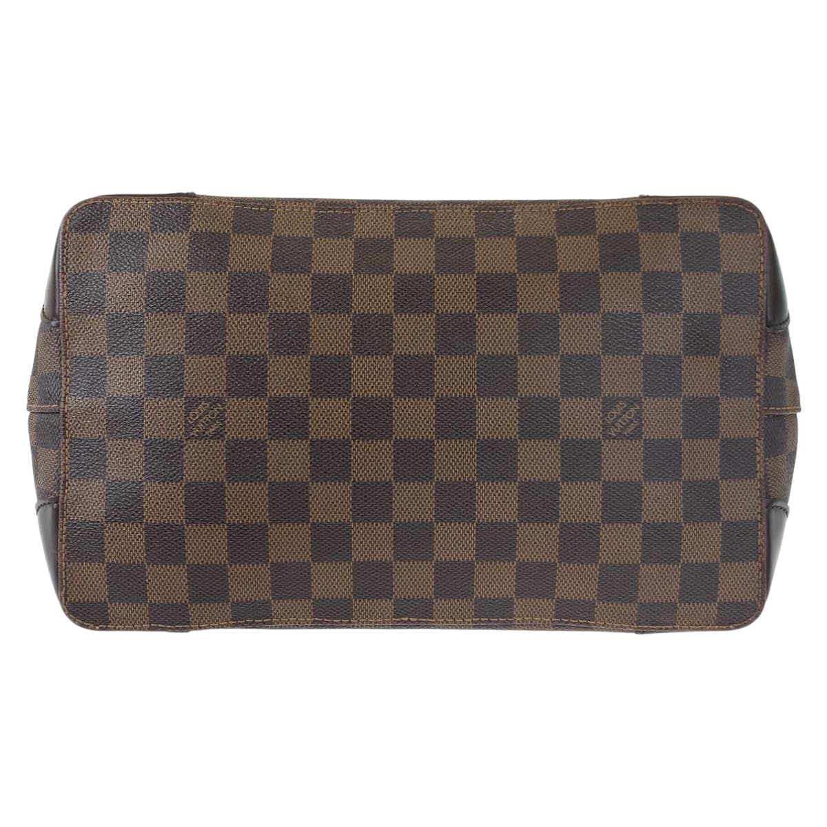 LOUIS VUITTON ルイヴィトン ダミエ ハムステッドPM ブラウン 茶 ゴールド金具 PVC N51205 トートバッグ ハンドバッグ  レディース