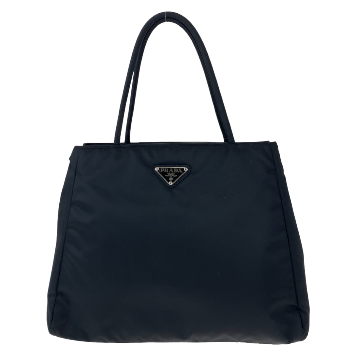PRADA Prada Tessuto Black Nylon Handbag Tote Bag for Women