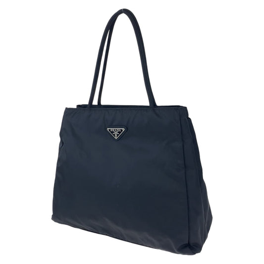 PRADA Prada Tessuto Black Nylon Handbag Tote Bag for Women