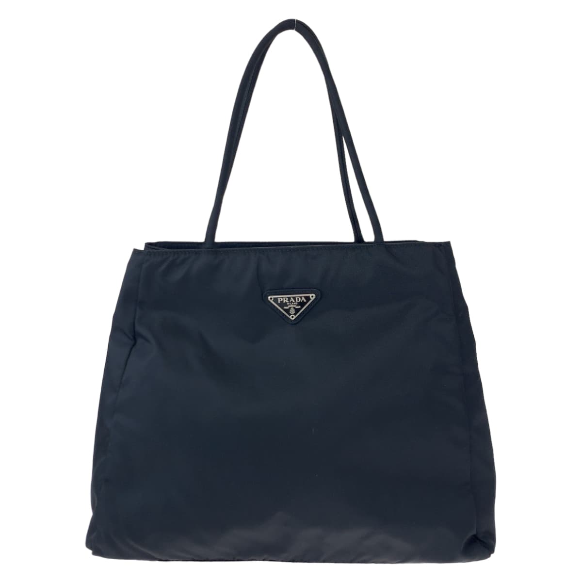 PRADA Prada Tessuto Black Nylon Handbag Tote Bag for Women