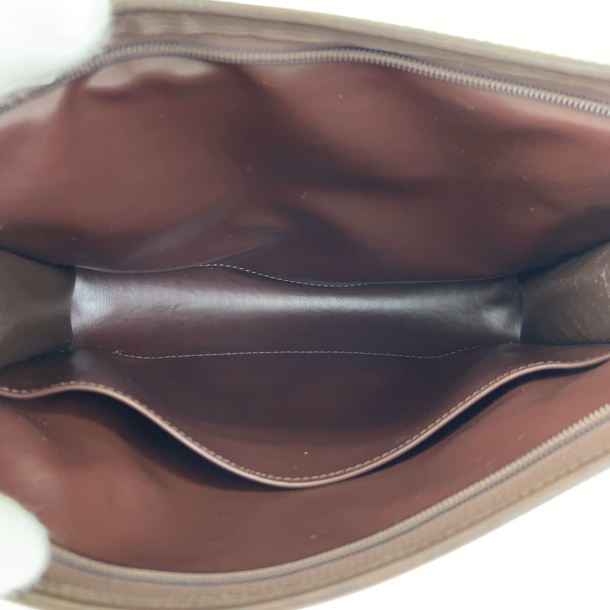 BURBERRY バーバリー ノヴァチェック ブラウン 茶 レザー / キャンバス セカンドバッグ クラッチバッグ  レディース