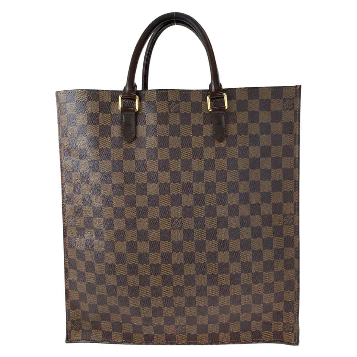 LOUIS VUITTON ルイヴィトン ダミエ サックプラ ブラウン 茶 PVC N51140 ハンドバッグ トートバッグ  レディース