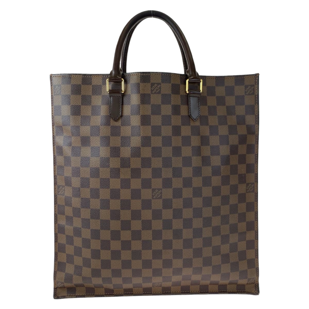 LOUIS VUITTON ルイヴィトン ダミエ サックプラ ブラウン 茶 PVC N51140 ハンドバッグ トートバッグ  レディース