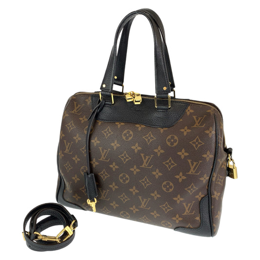LOUIS VUITTON Louis Vuitton Monogram Retiro Brown Gold Hardware PVC M50058 Shoulder Bag Handbag 2way Women's