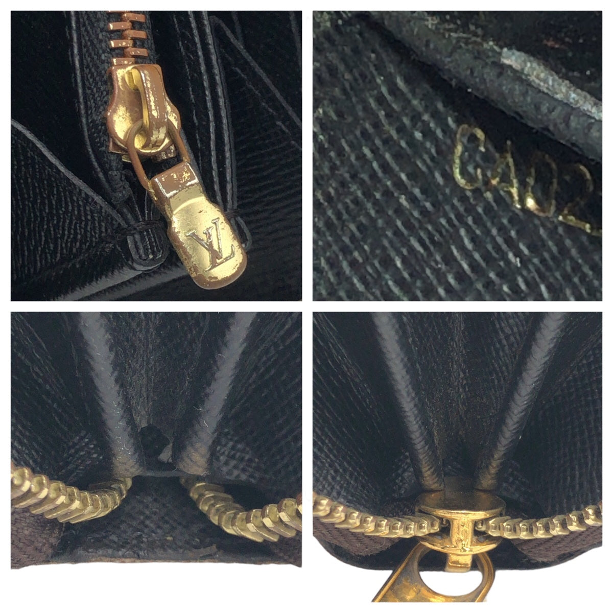 LOUIS VUITTON ルイヴィトン モノグラム ジャイアント リバース ジッピーウォレット ブラウン 茶 ゴールド金具 PVC M69353 長財布 ラウンドファスナー  メンズ