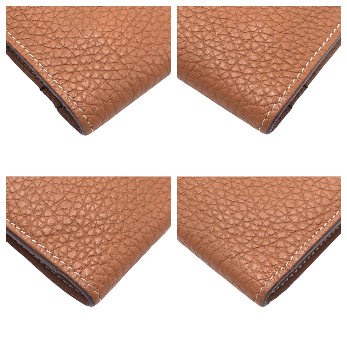 HERMES エルメス ドゴンGM  男女兼用 ゴールド シルバー金具 トゴ 長財布 ロングウォレット ◻︎P刻印  レディース