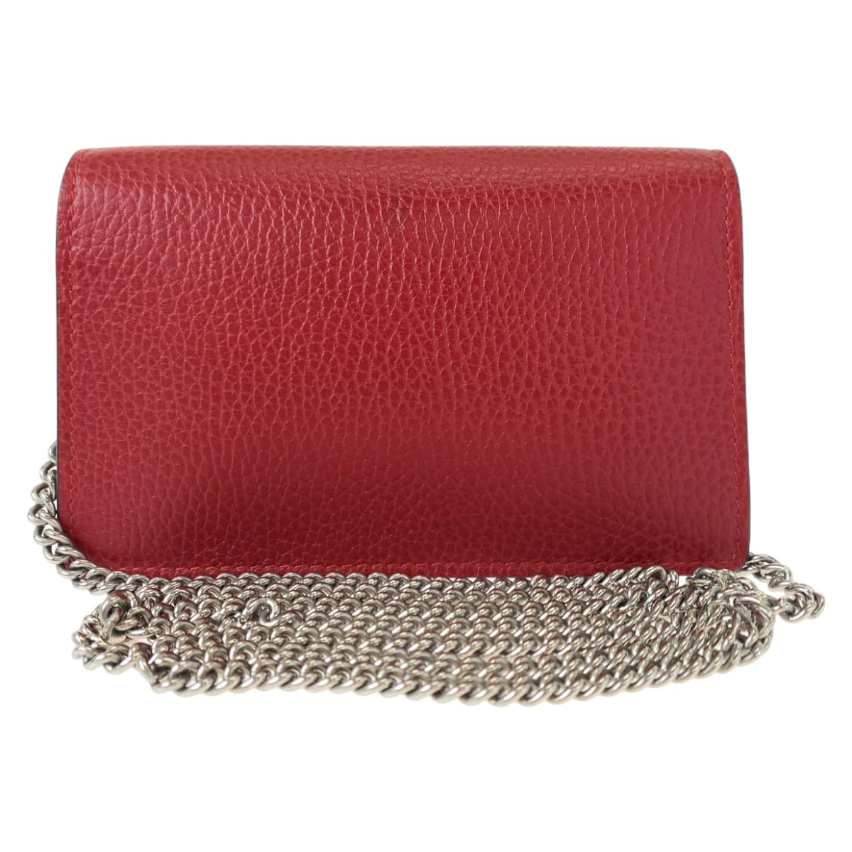 GUCCI グッチ デュオニュソス レッド 赤 ゴールド金具 レザー 476432 チェーンショルダーバッグチェ 斜め掛け  レディース