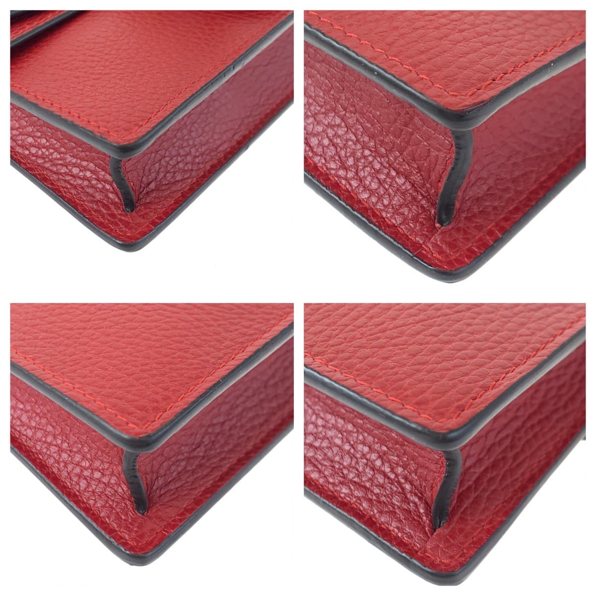 GUCCI グッチ デュオニュソス レッド 赤 ゴールド金具 レザー 476432 チェーンショルダーバッグチェ 斜め掛け  レディース