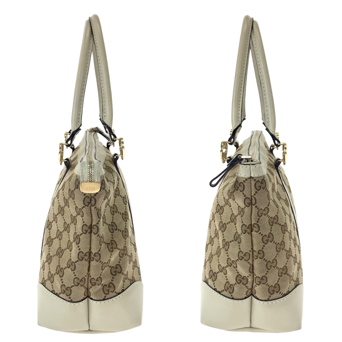 GUCCI グッチ ラブリー ベージュ ゴールド金具 GGキャンバス 257069 トートバッグ ハンドバッグ  レディース