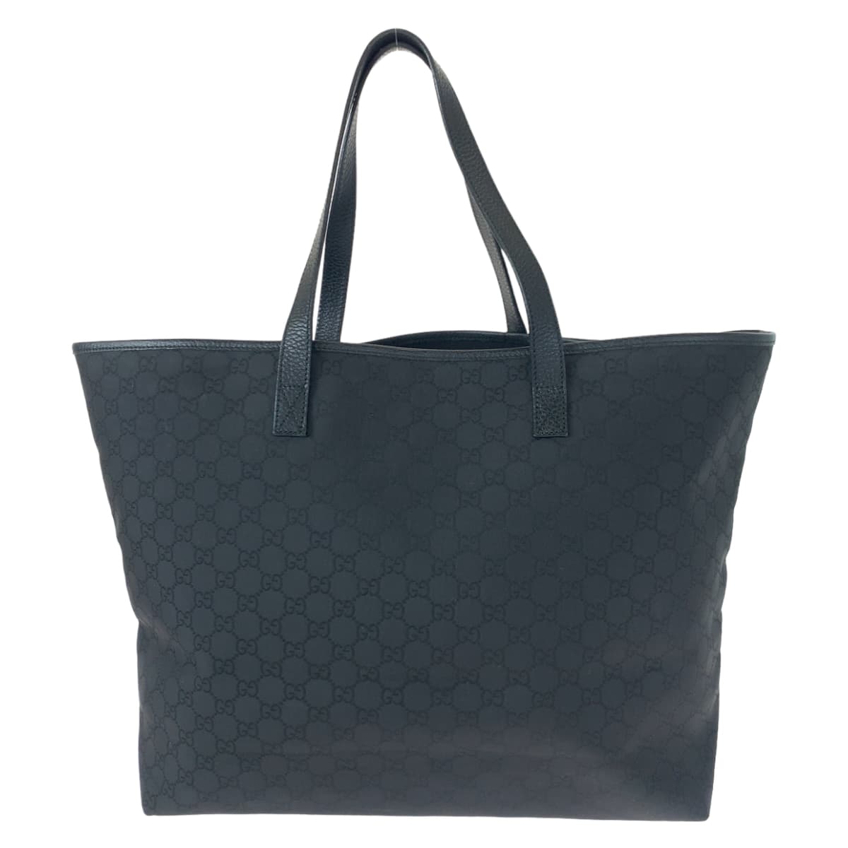 GUCCI グッチ インターロッキング ブラック 黒 ナイロン 211525 ショルダーバッグ トートバッグ  メンズ