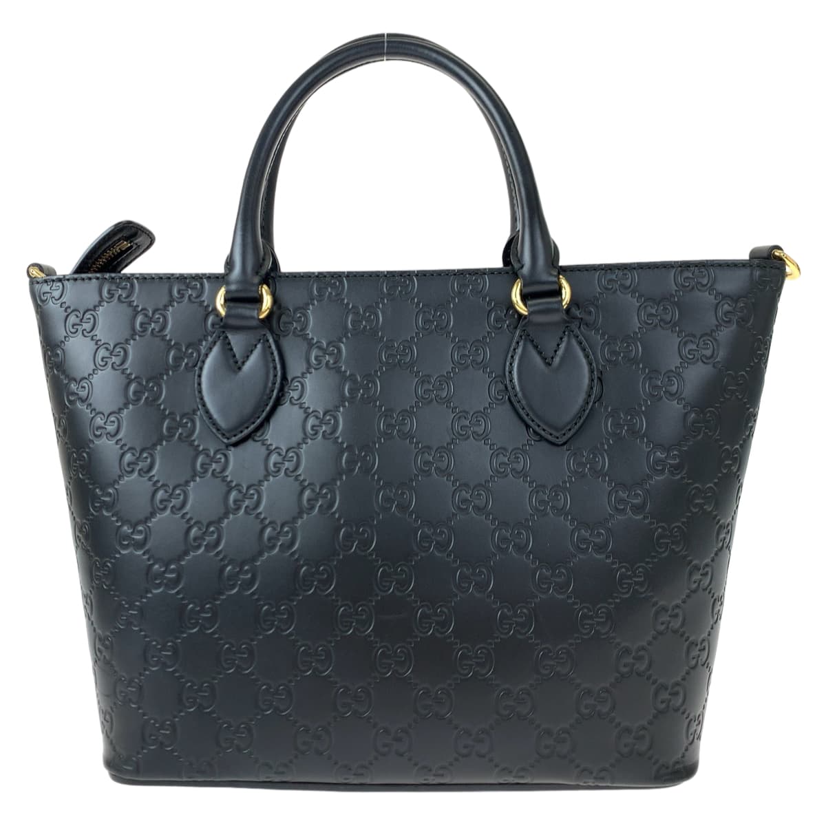 GUCCI グッチ グッチシマ ブラック 黒 シマレザー 432124 ショルダーバッグ ハンドバッグ 2way  レディース