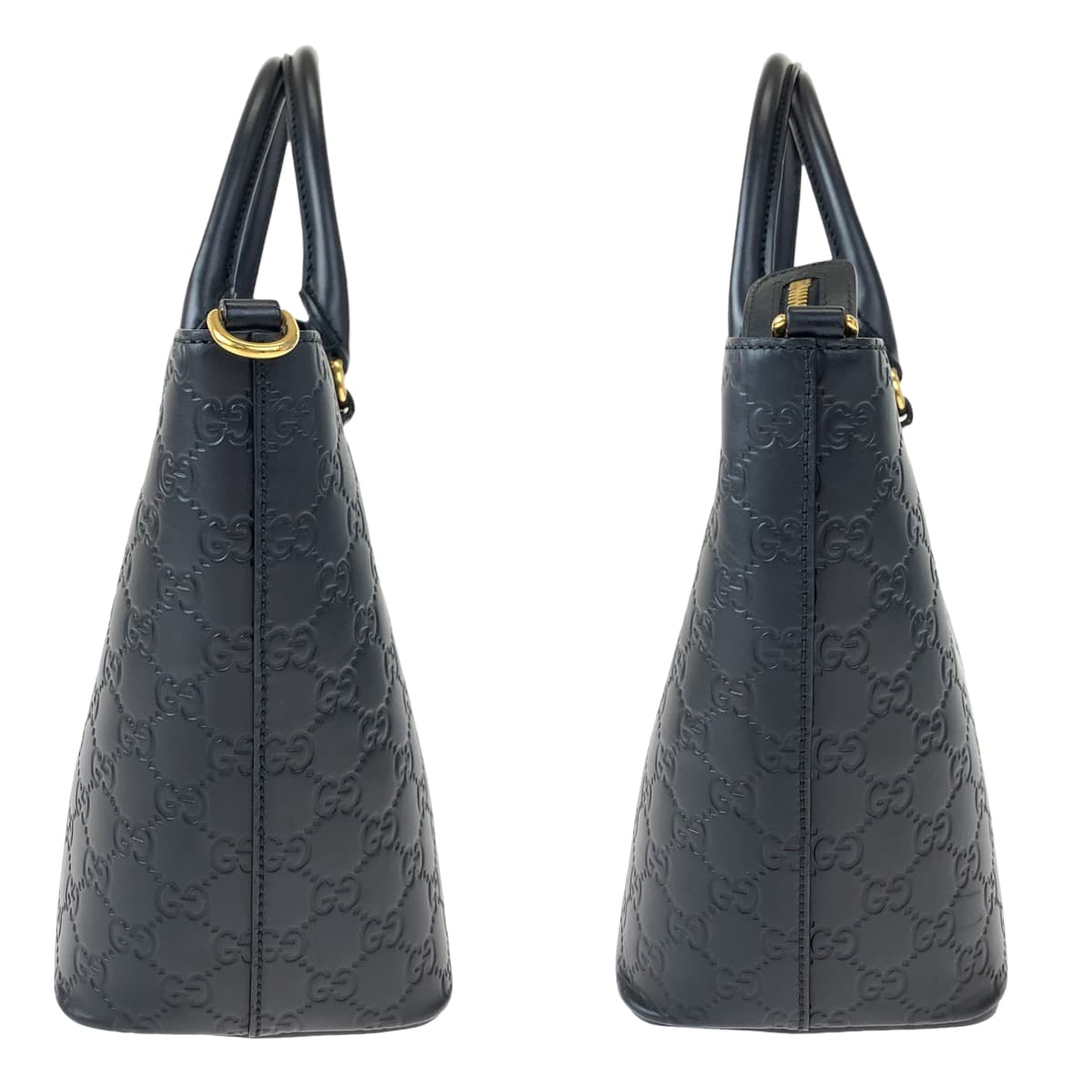 GUCCI グッチ グッチシマ ブラック 黒 シマレザー 432124 ショルダーバッグ ハンドバッグ 2way  レディース