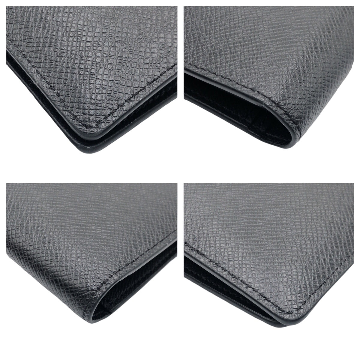 LOUIS VUITTON ルイヴィトン タイガ ポルトフォイユ ブラザ ノワール 黒 シルバー金具 カーフ M30285 長財布 ロングウォレット  メンズ