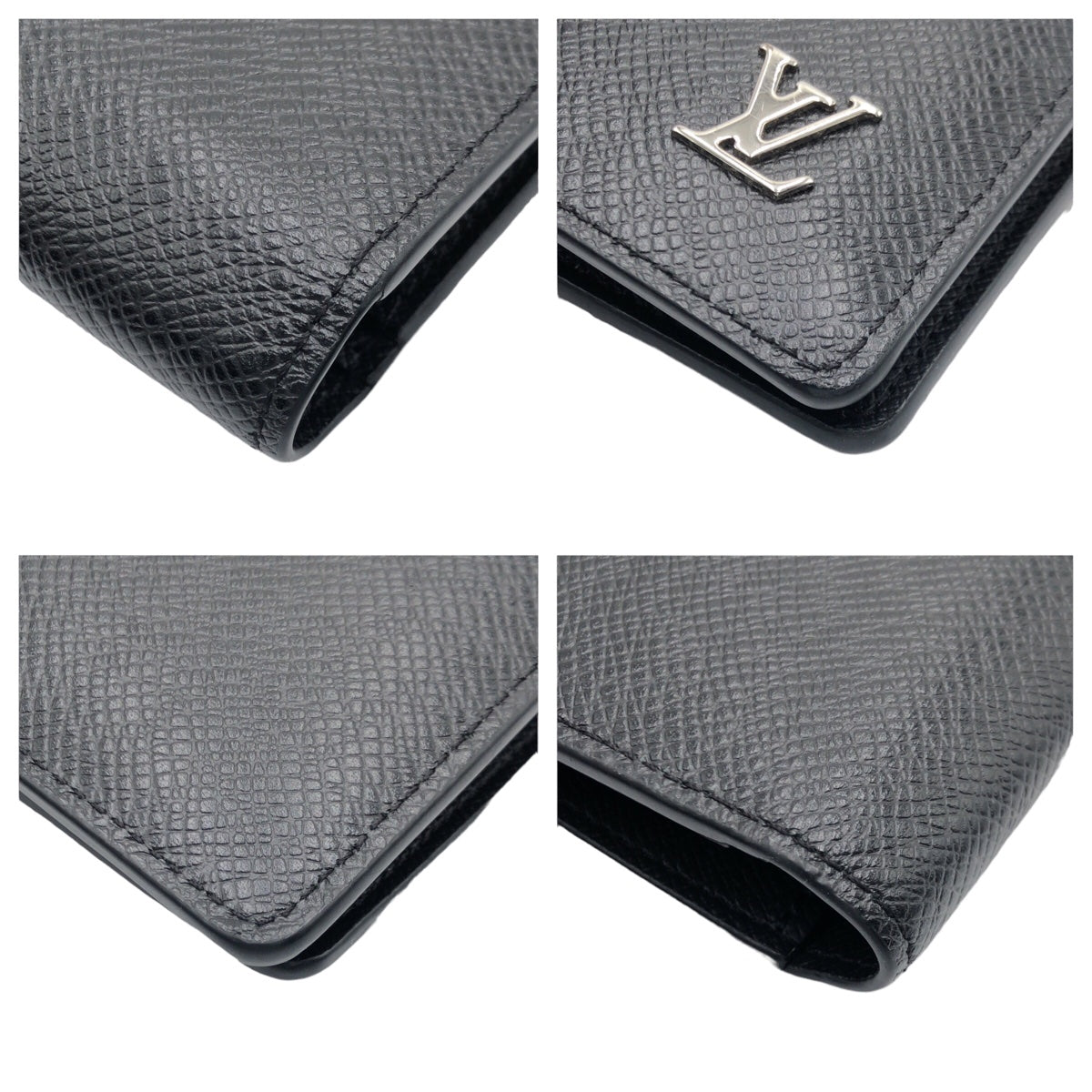 LOUIS VUITTON ルイヴィトン タイガ ポルトフォイユ ブラザ ノワール 黒 シルバー金具 カーフ M30285 長財布 ロングウォレット  メンズ