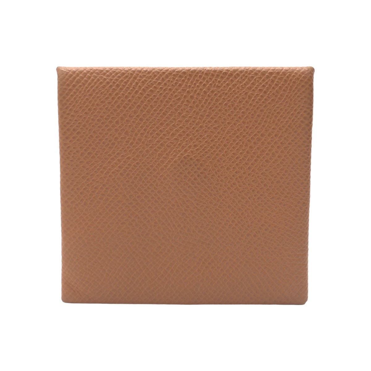 HERMES エルメス バスティア ゴールド ブラウン 茶 ゴールド金具 ヴォーエプソン コインケース コンパクトウォレット U刻印  レディース