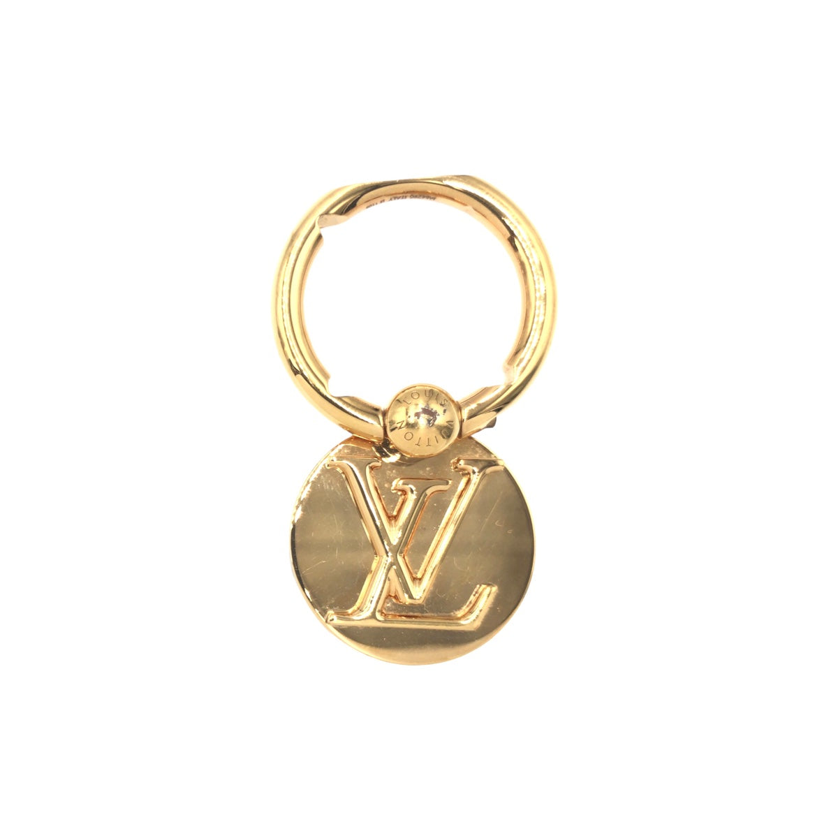 LOUIS VUITTON ルイヴィトン フォンリング ルイーズ 男女兼用 ゴールド 金 メタル M64290 スマホリング スマホアクセサリー  レディース