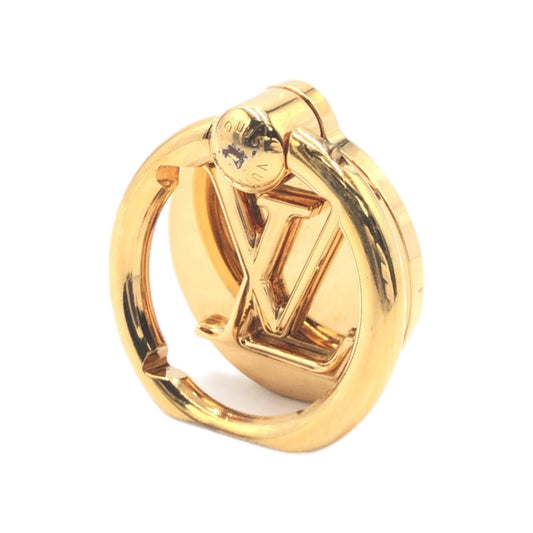 LOUIS VUITTON ルイヴィトン フォンリング ルイーズ 男女兼用 ゴールド 金 メタル M64290 スマホリング スマホアクセサリー  レディース