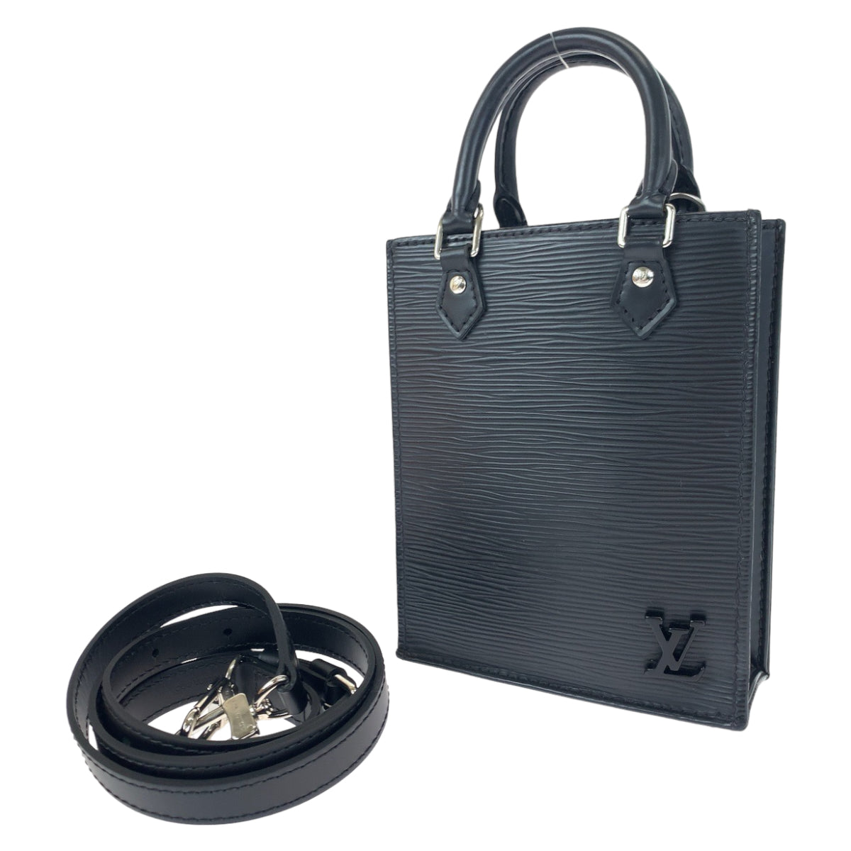 LOUIS VUITTON ルイヴィトン エピ プティットサックプラ ノワール ブラック 黒 グレインレザー M69441 ショルダーバッグ ハンドバッグ 2way 男女兼用  レディース
