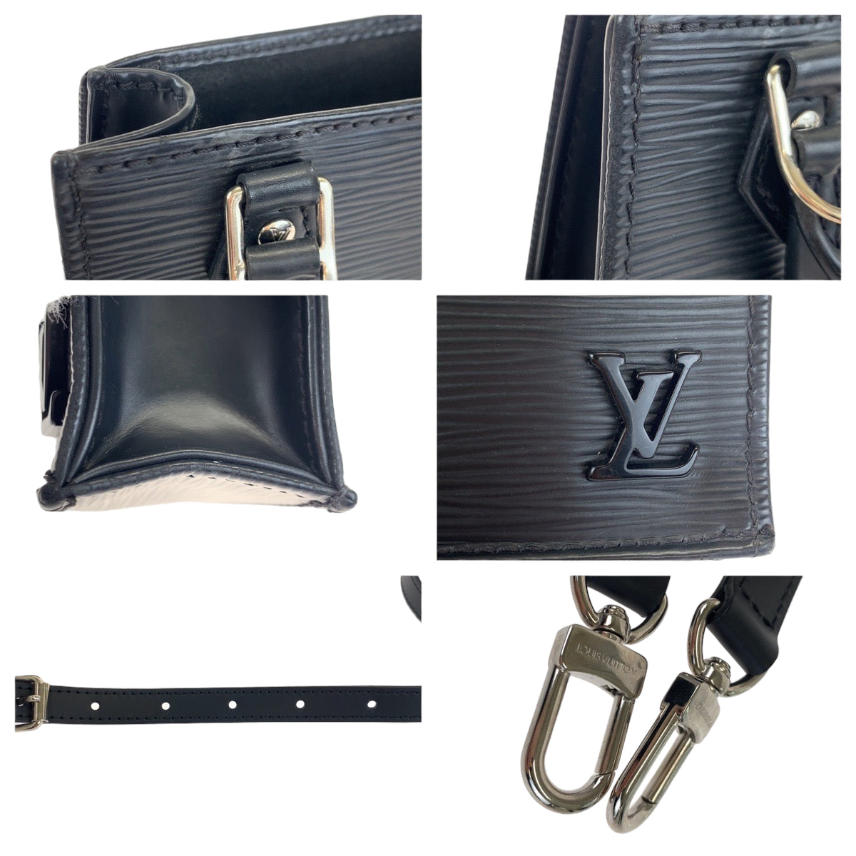 LOUIS VUITTON ルイヴィトン エピ プティットサックプラ ノワール ブラック 黒 グレインレザー M69441 ショルダーバッグ ハンドバッグ 2way 男女兼用  レディース