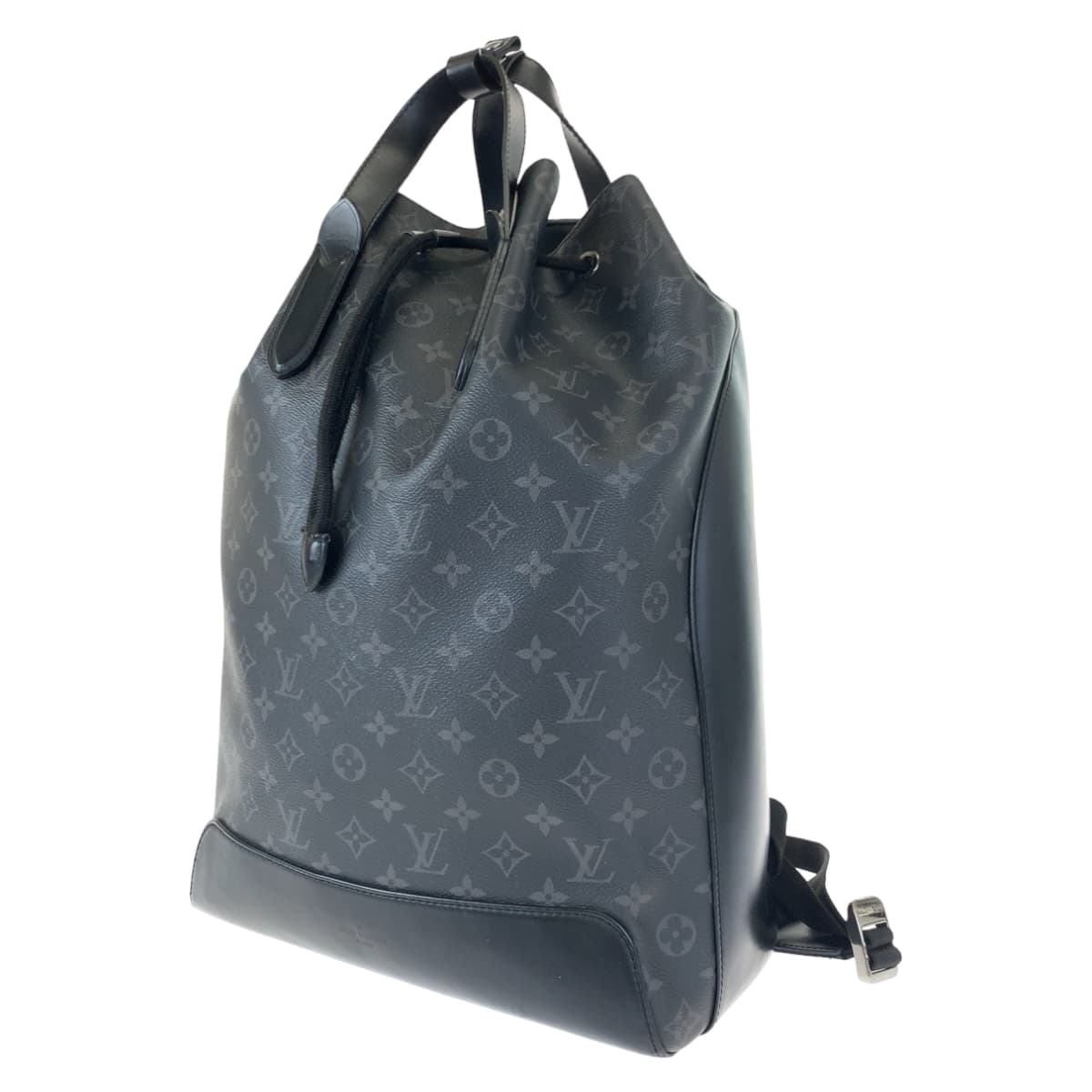LOUIS VUITTON ルイヴィトン モノグラム エクリプス エクスプローラー ブラック 黒 PVC M40527 リュック バックパック  メンズ