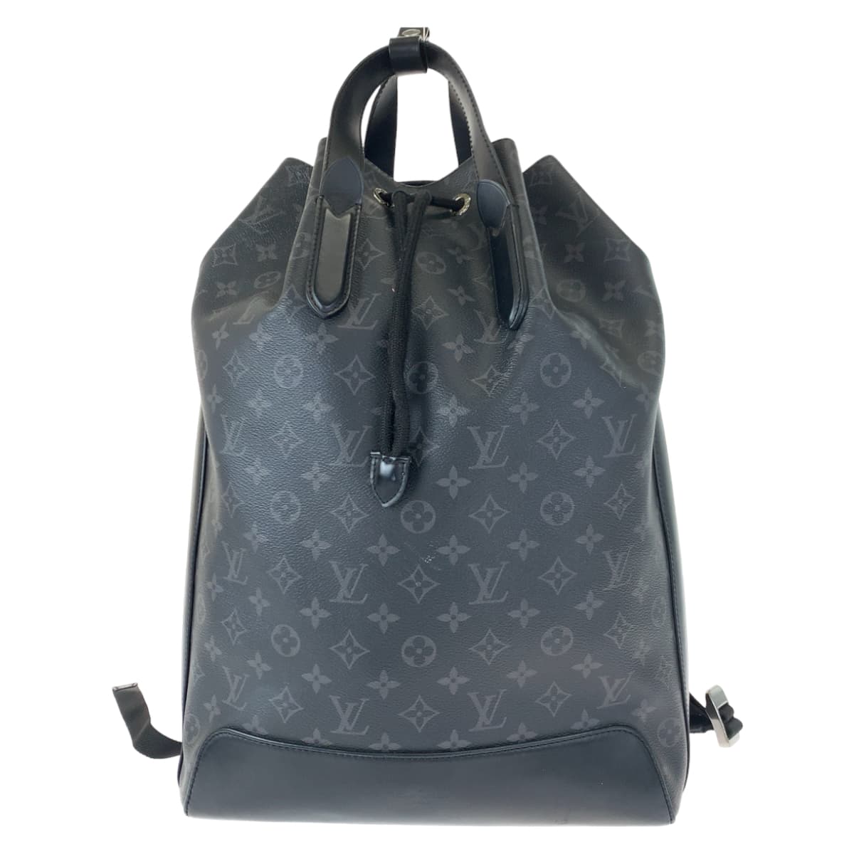 LOUIS VUITTON ルイヴィトン モノグラム エクリプス エクスプローラー ブラック 黒 PVC M40527 リュック バックパック  メンズ