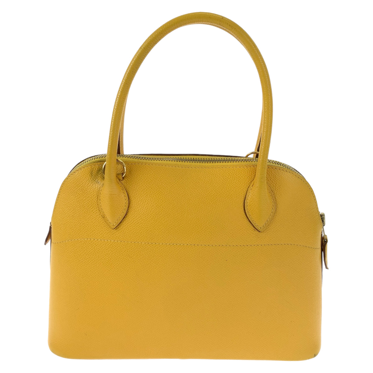 HERMES エルメス ボリード27 ジョーヌアンブル イエロー ゴールド金具 ヴォーエプソン ショルダーバッグ ハンドバッグ 2way □E刻印  レディース