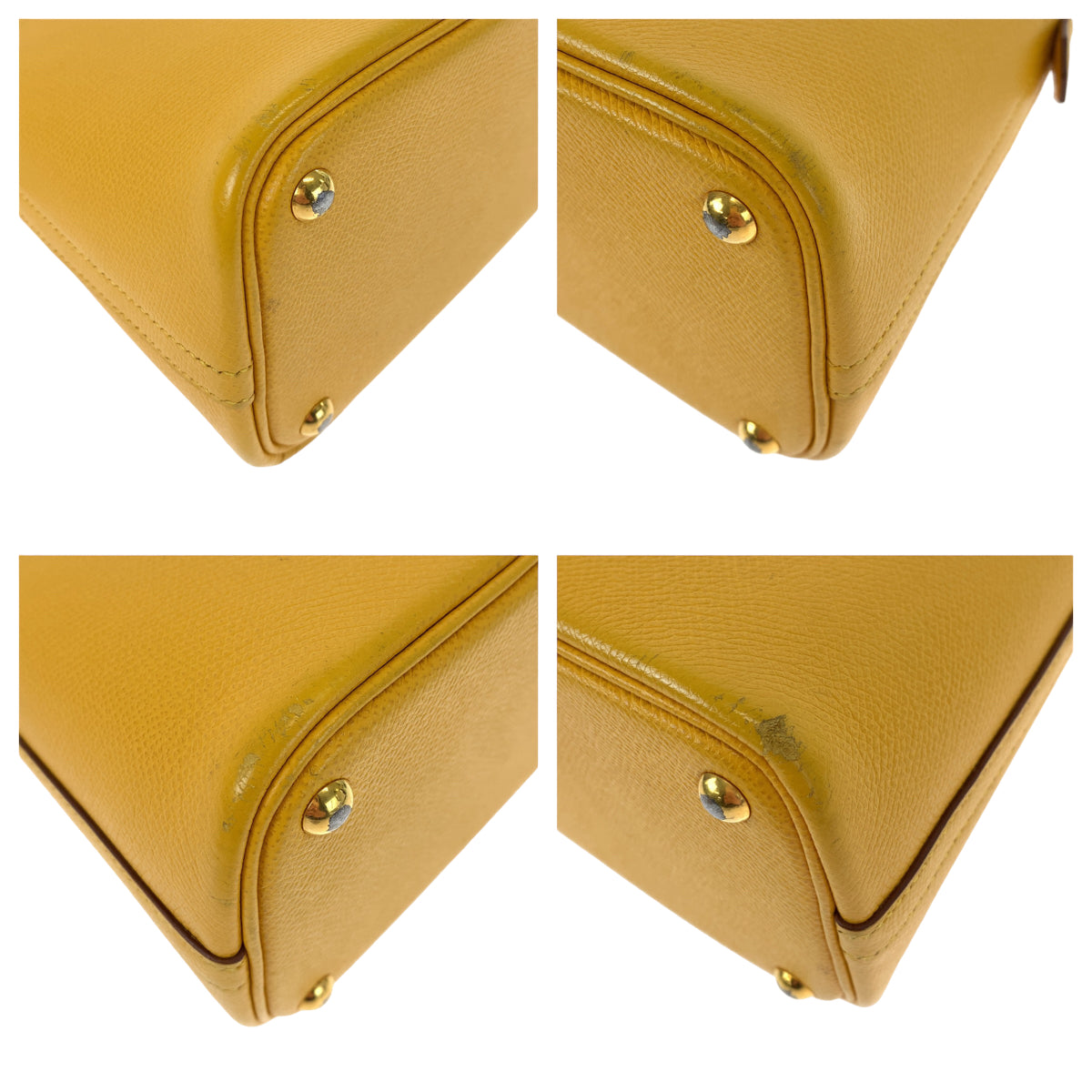 HERMES エルメス ボリード27 ジョーヌアンブル イエロー ゴールド金具 ヴォーエプソン ショルダーバッグ ハンドバッグ 2way □E刻印  レディース