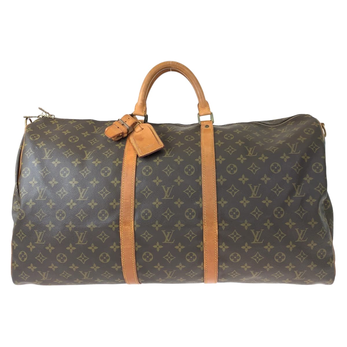 LOUIS VUITTON ルイヴィトン モノグラム キーポル バンドリエール60 ブラウン 茶 PVC M41412 ボストンバッグ 旅行バッグ 男女兼用  メンズ