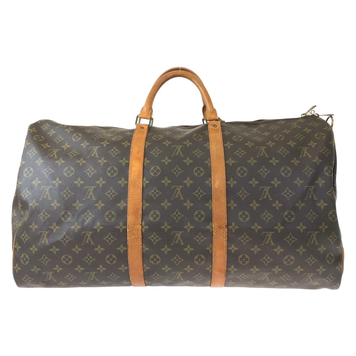 LOUIS VUITTON ルイヴィトン モノグラム キーポル バンドリエール60 ブラウン 茶 PVC M41412 ボストンバッグ 旅行バッグ 男女兼用  メンズ