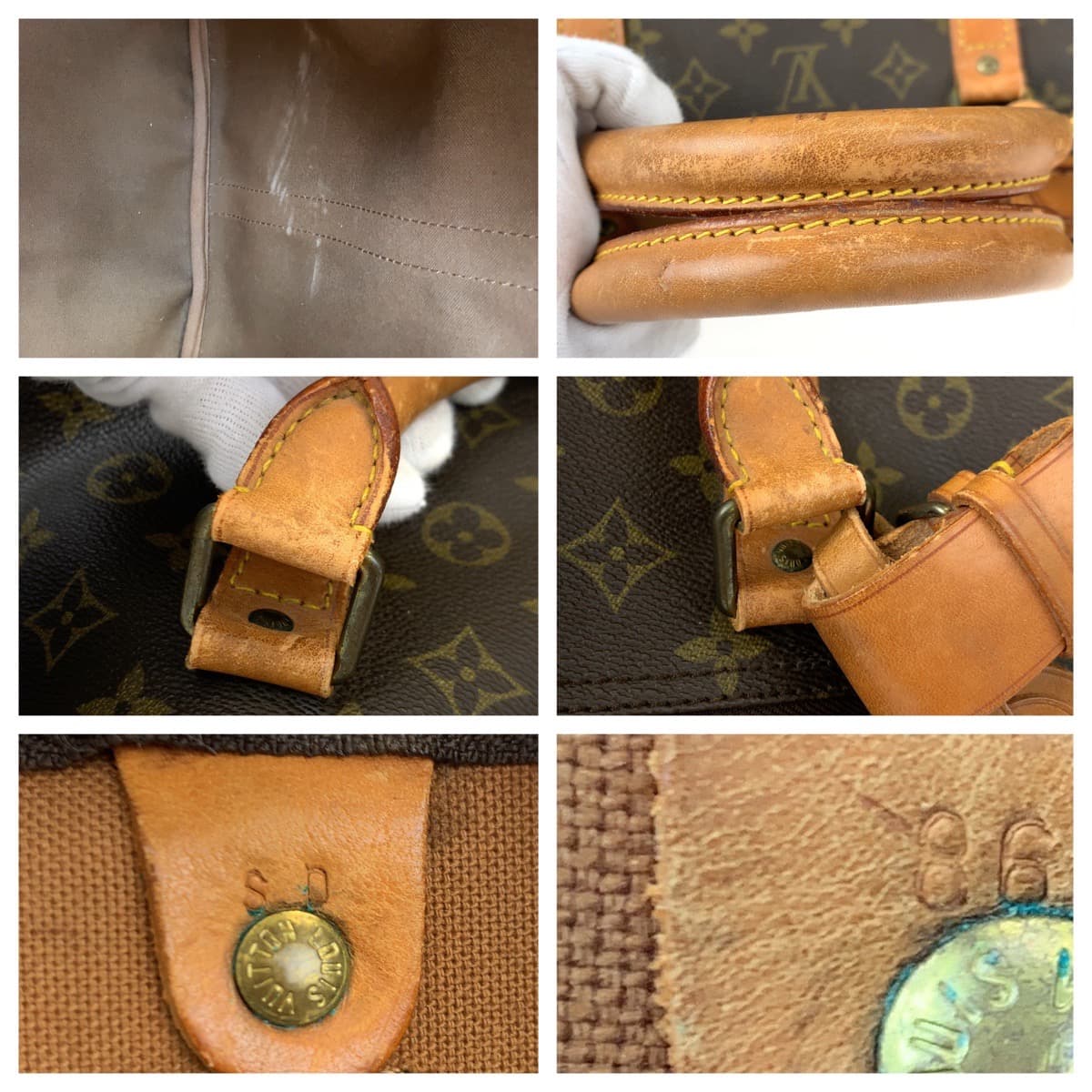 LOUIS VUITTON ルイヴィトン モノグラム キーポル バンドリエール60 ブラウン 茶 PVC M41412 ボストンバッグ 旅行バッグ 男女兼用  メンズ