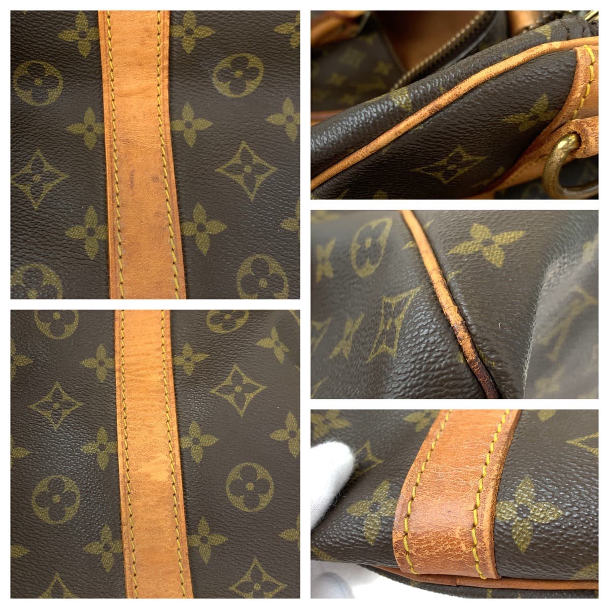 LOUIS VUITTON ルイヴィトン モノグラム キーポル バンドリエール60 ブラウン 茶 PVC M41412 ボストンバッグ 旅行バッグ 男女兼用  メンズ