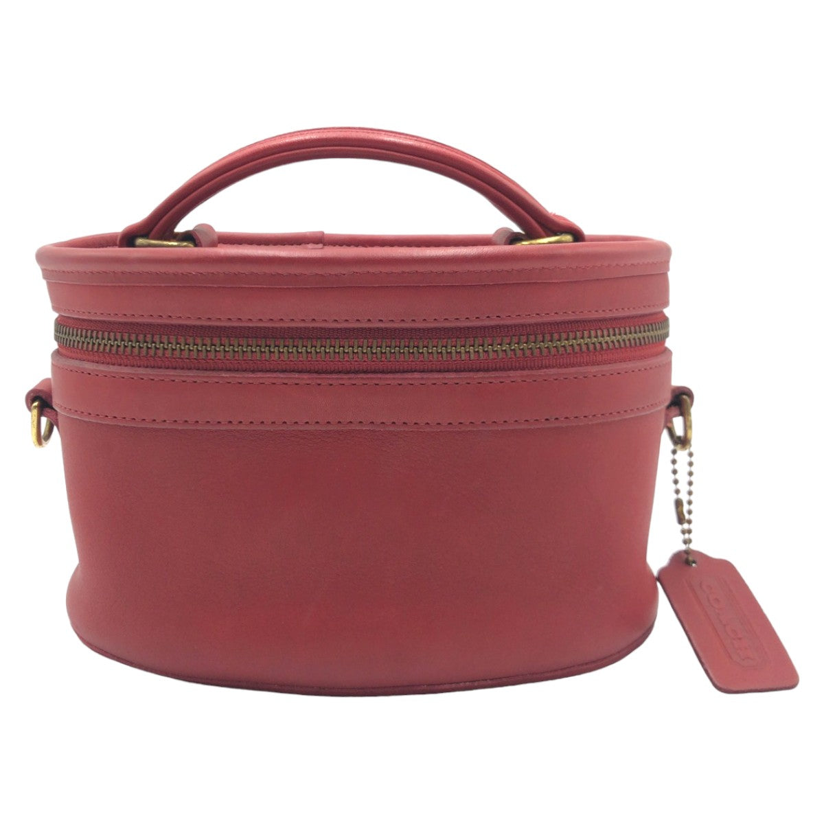 COACH コーチ オールドコーチ レッド 赤 ゴールド金具 レザー 9955 ハンドバッグ ショルダーバッグ 2way  レディース