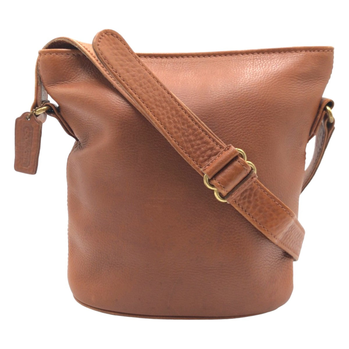 COACH コーチ ブラウン 茶 ゴールド金具 レザー 4907 ショルダーバッグ 斜め掛け  レディース