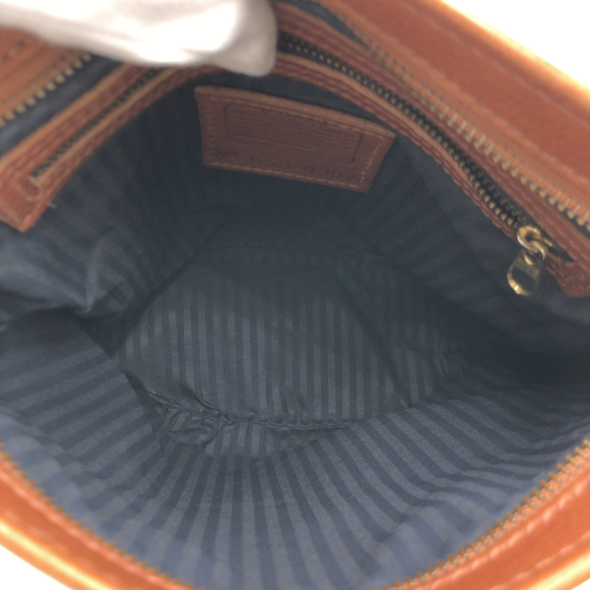 COACH コーチ ブラウン 茶 ゴールド金具 レザー 4907 ショルダーバッグ 斜め掛け  レディース