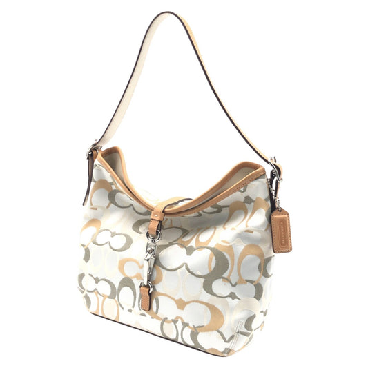 COACH コーチ オプティック シグネチャー マルチカラー キャンバス 7028 ショルダーバッグ 斜め掛け  レディース