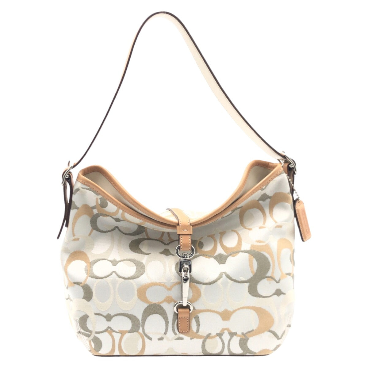 COACH コーチ オプティック シグネチャー マルチカラー キャンバス 7028 ショルダーバッグ 斜め掛け  レディース