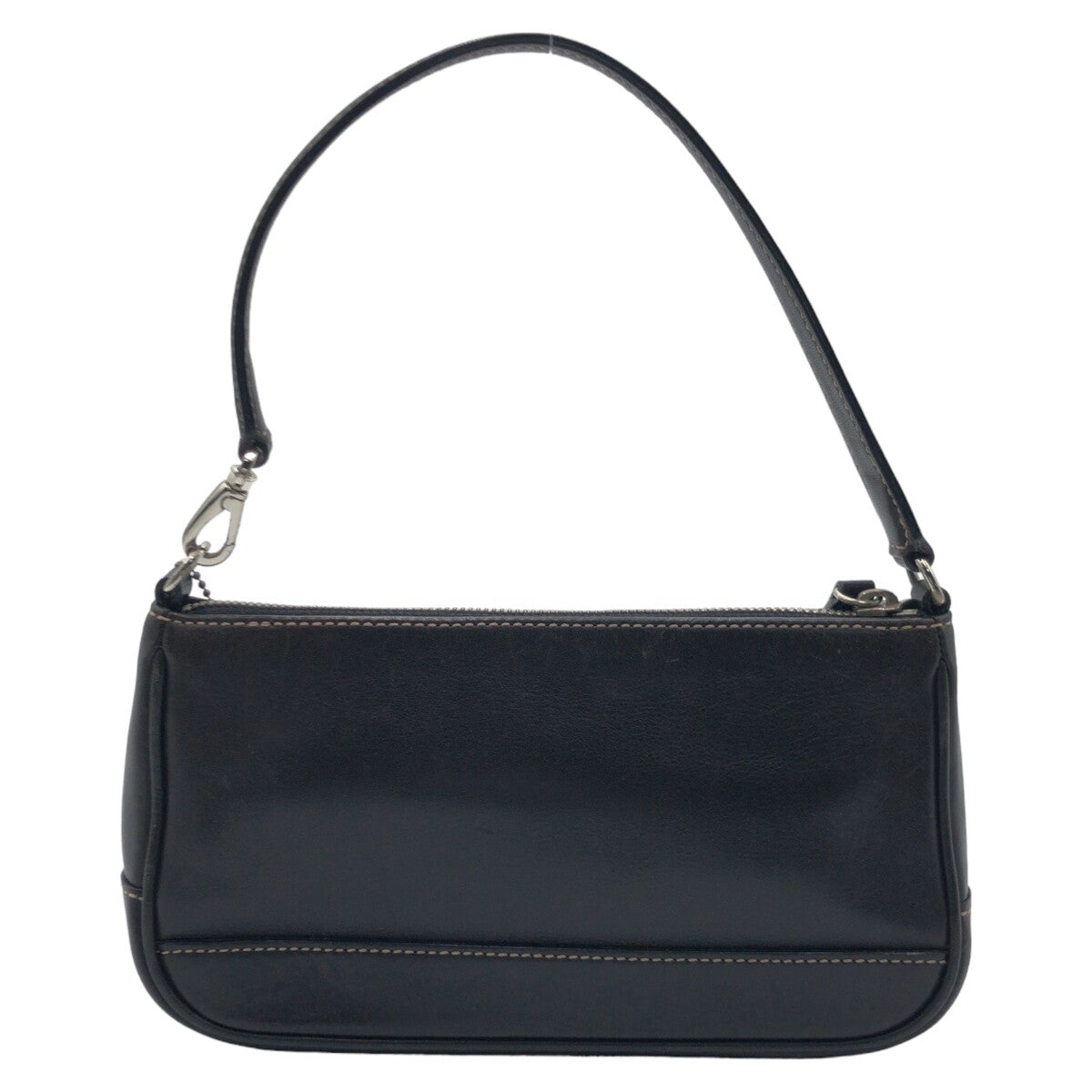 COACH コーチ ブラウン 茶 レザー 7785 ハンドバッグ アクセサリーポーチ  レディース