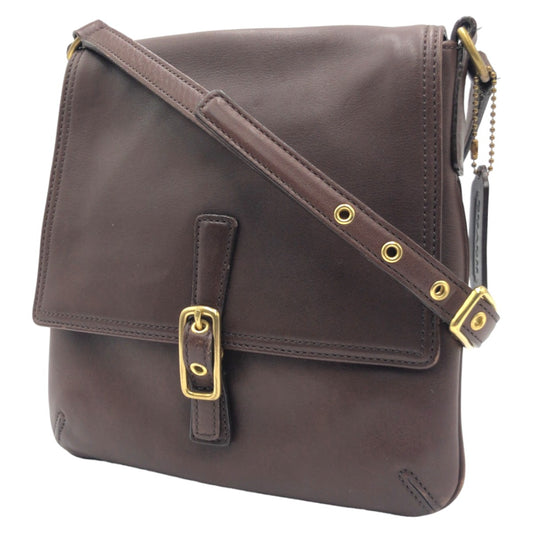 COACH コーチ ブラウン 茶 ゴールド金具 レザー 9592 ショルダーバッグ ワンショルダーバッグ  レディース