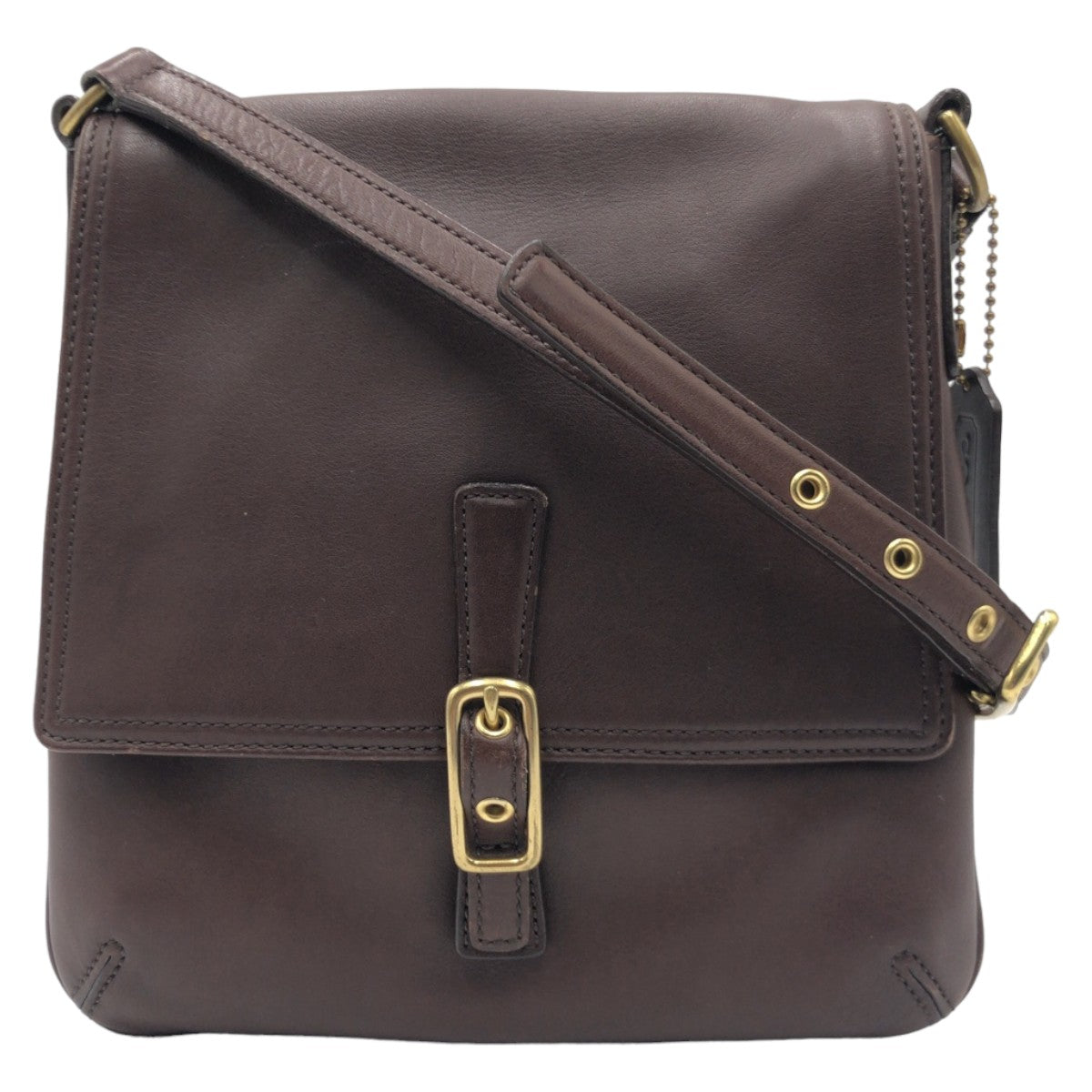 COACH コーチ ブラウン 茶 ゴールド金具 レザー 9592 ショルダーバッグ ワンショルダーバッグ  レディース