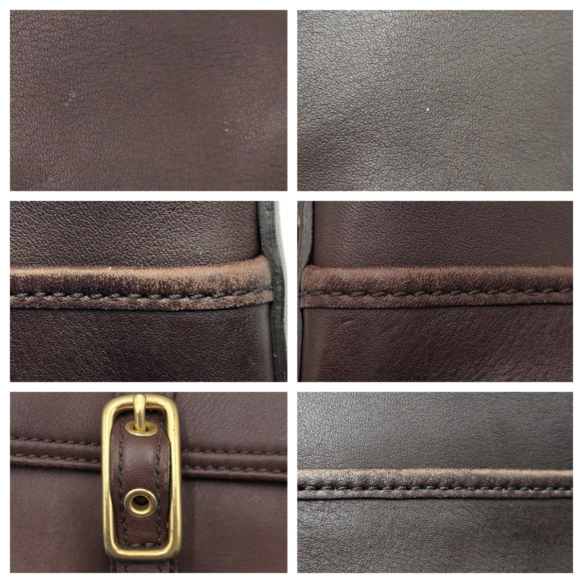 COACH コーチ ブラウン 茶 ゴールド金具 レザー 9592 ショルダーバッグ ワンショルダーバッグ  レディース
