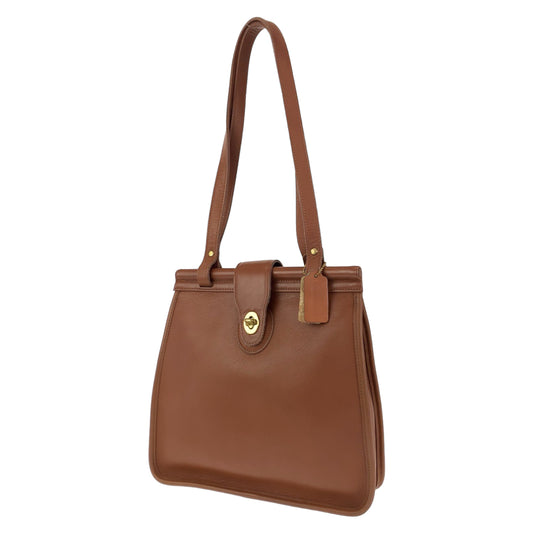 COACH コーチ オールドコーチ ブラウン 茶 レザー 9021 ショルダーバッグ ハンドバッグ  レディース