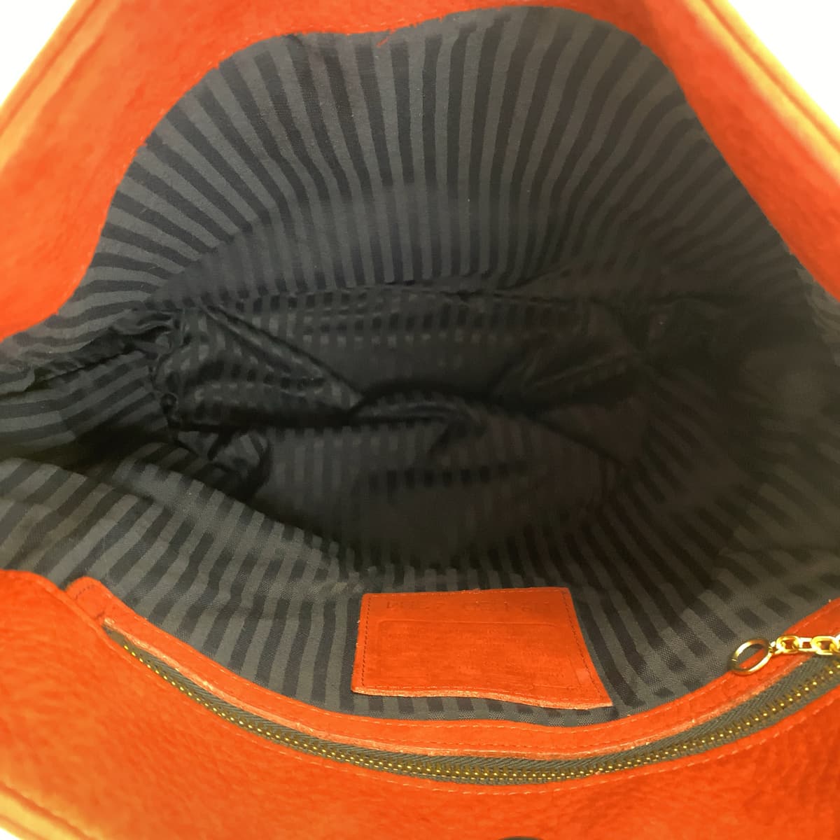 COACH コーチ オレンジ ゴールド金具 スウェード 4394 ショルダーバッグ 肩掛け  レディース