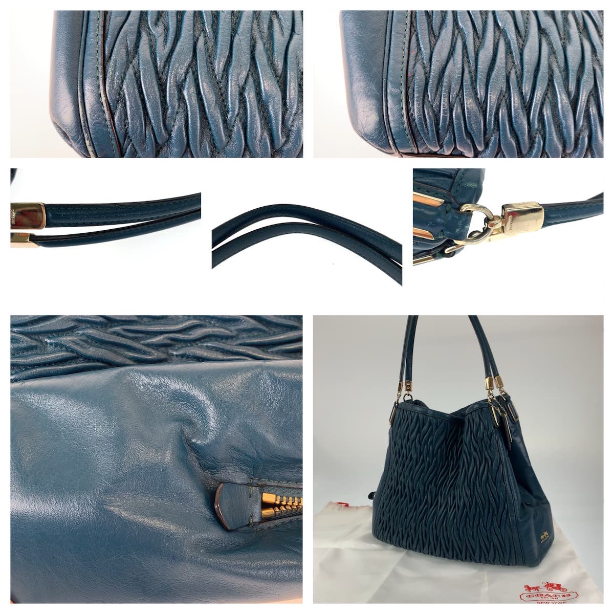 COACH コーチ グリーン 緑 レザー 26258 ショルダーバッグ 肩掛け  レディース