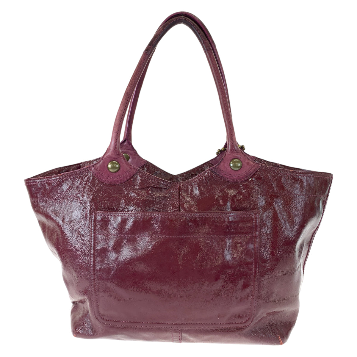 COACH コーチ パープル 紫 パテントレザー 12403 トートバッグ ハンドバッグ  レディース