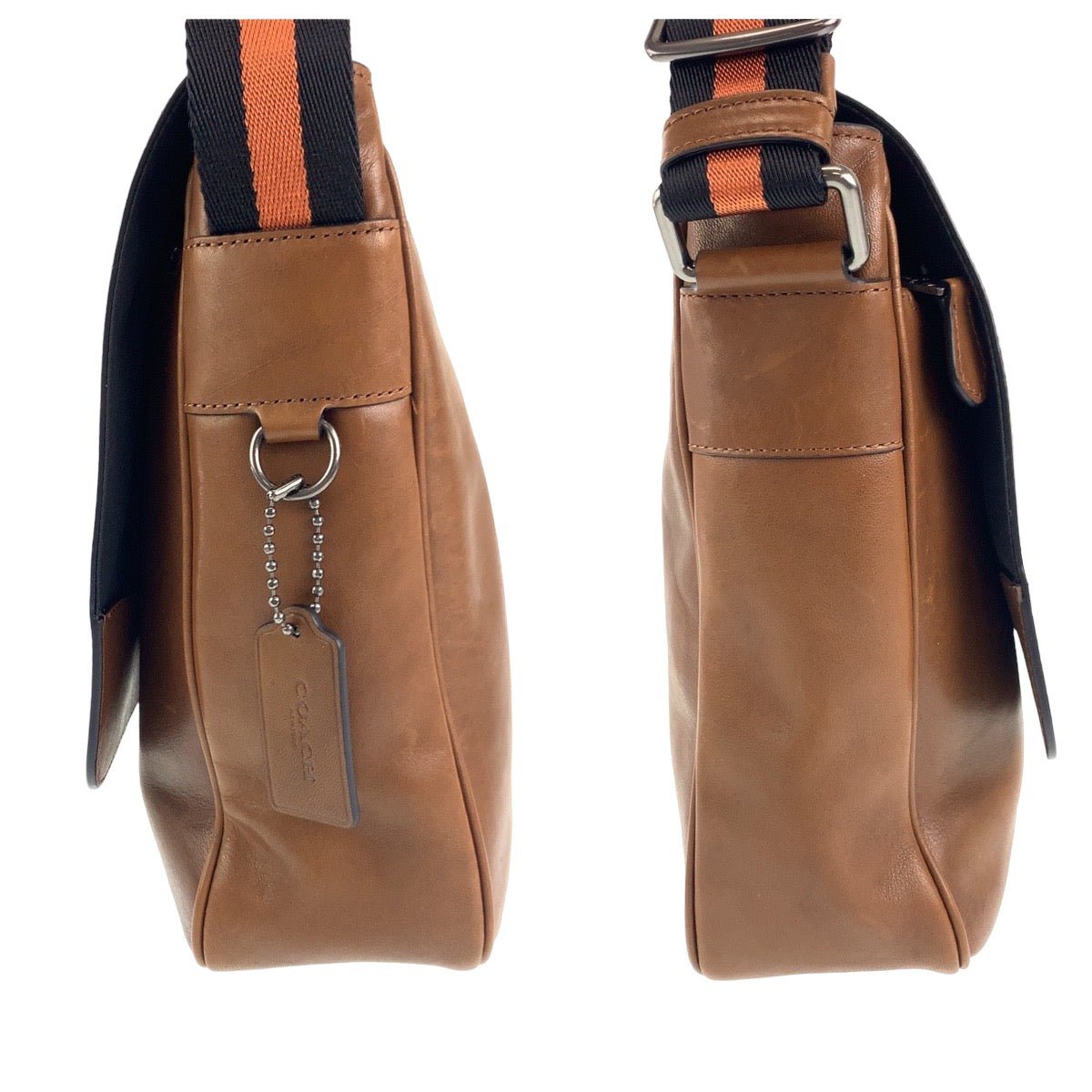 COACH コーチ ブラウン 茶 レザー 72116 ショルダーバッグ 斜め掛け  メンズ