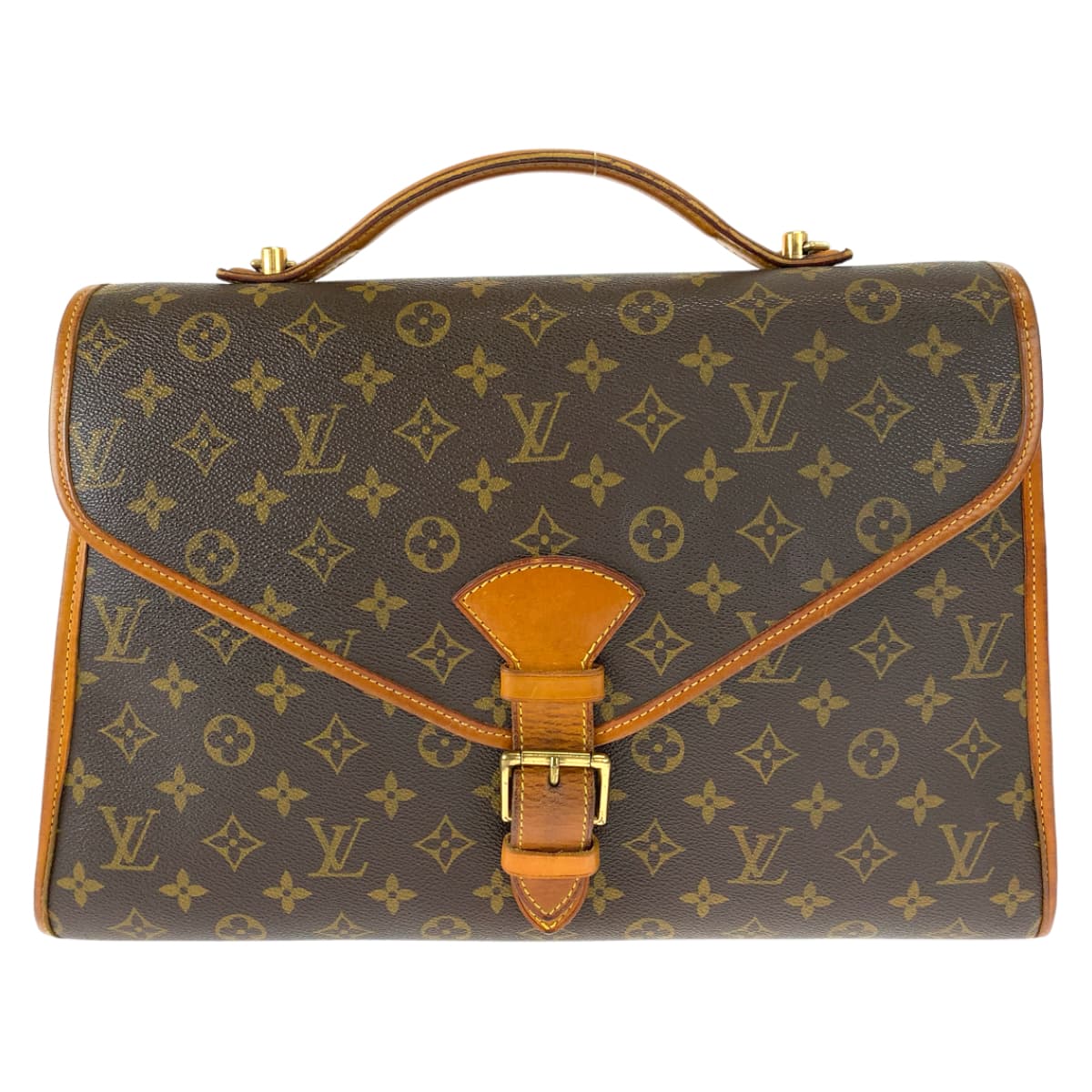 LOUIS VUITTON ルイヴィトン モノグラム ビバリー ブラウン 茶 PVC M51121 ショルダーバッグ ハンドバッグ 2way  メンズ