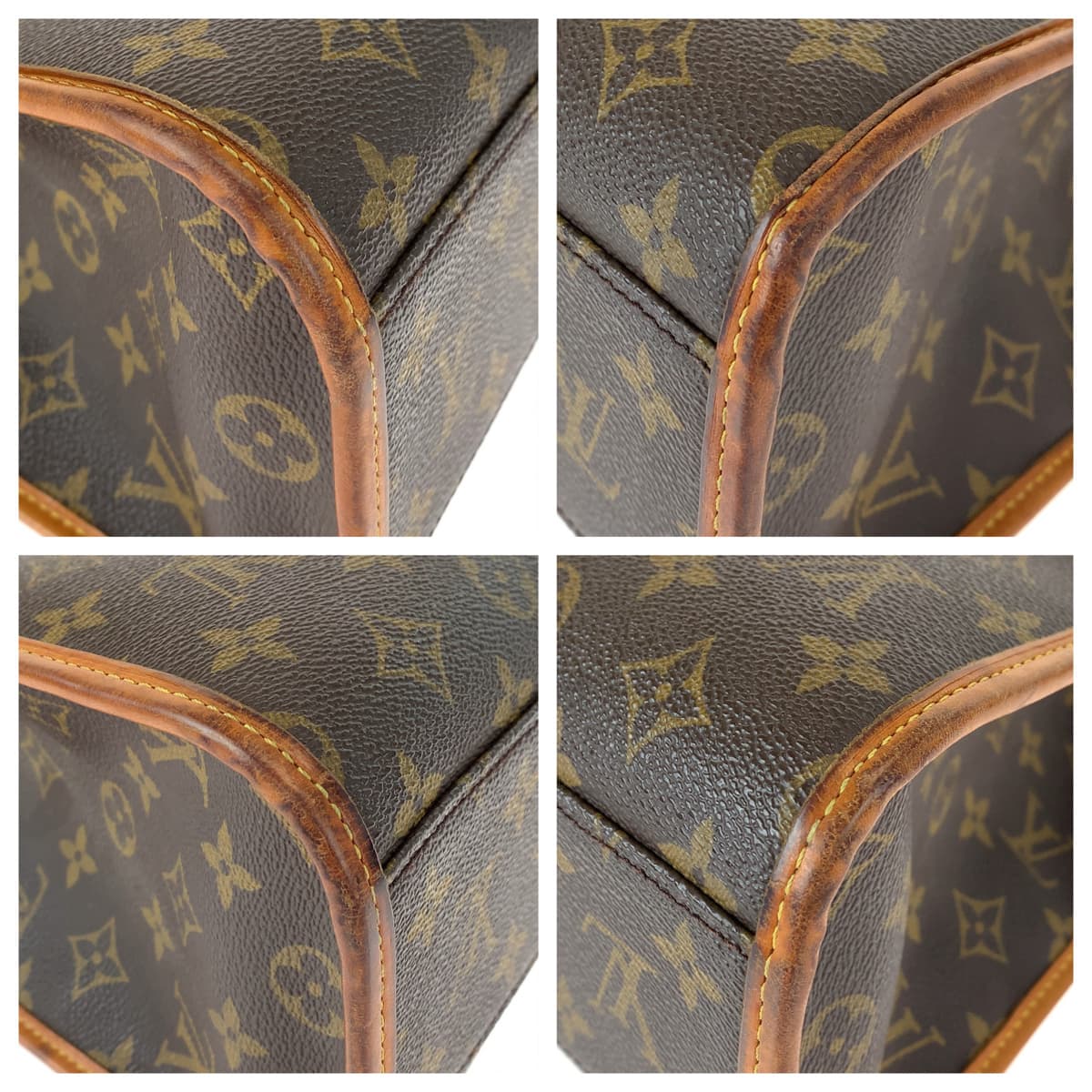 LOUIS VUITTON ルイヴィトン モノグラム ビバリー ブラウン 茶 PVC M51121 ショルダーバッグ ハンドバッグ 2way  メンズ